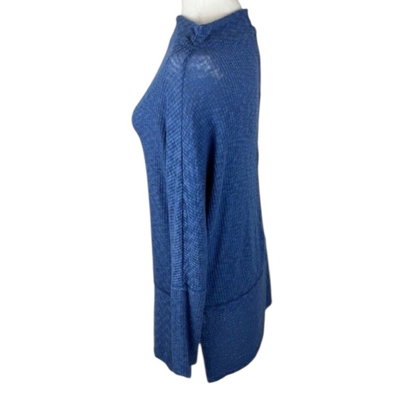 Bobeau Blue Slouchy Knit Tunic Top Size Small - Picture 3 of 8